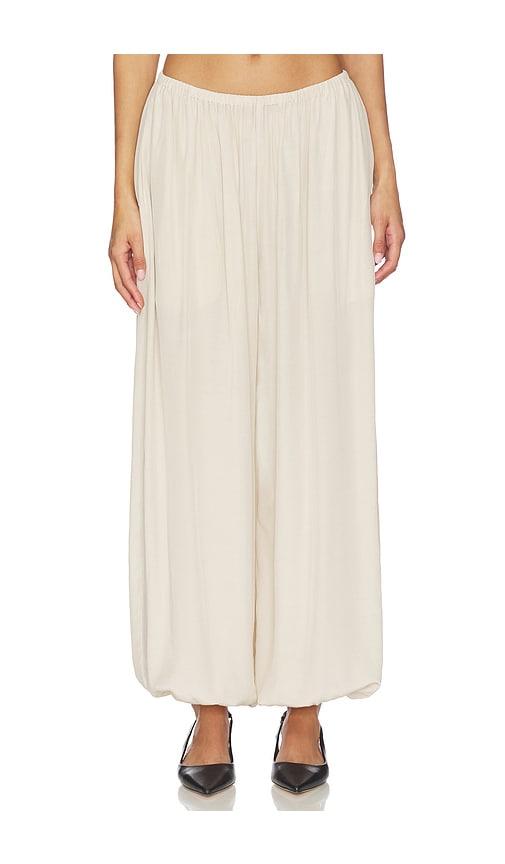 eaves kai balloon pant in beige. - size l (also in s, m, xl)