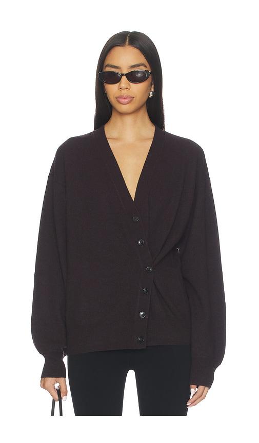 eaves kitt convertible cardigan in brown. - size s (also in xs)