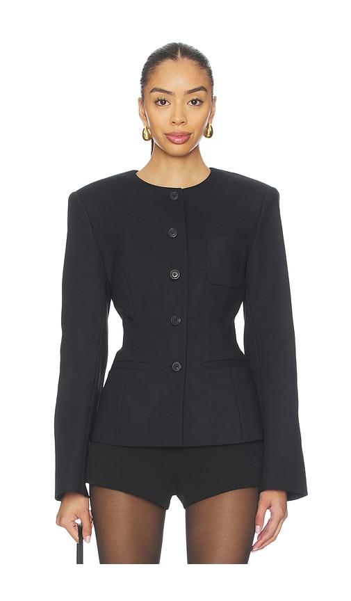eaves mai compact suiting blazer in black. - size s (also in xxs, xs, xl)