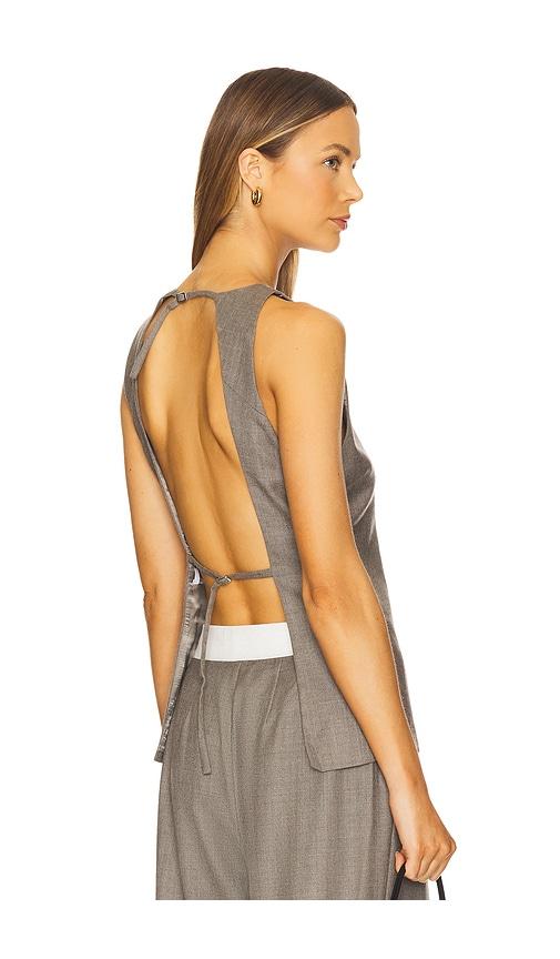 eaves myah top in grey. - size m (also in xl)