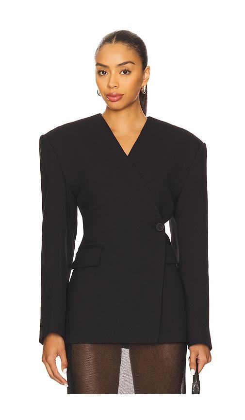 eaves naama blazer in black. - size l (also in m, s, xl, xs, xxs)