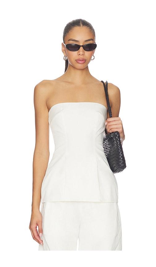 eaves nadia top in white. - size l (also in s, m, xl)
