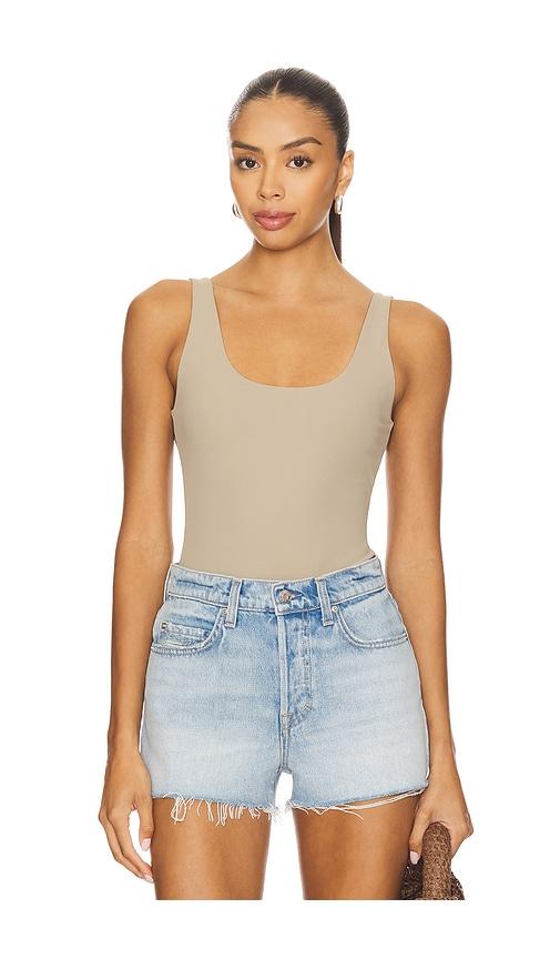 eaves nera bodysuit in brown. - size l (also in xxs, xs, m, xl)