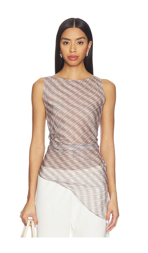 eaves phoebe top in lavender. - size l (also in xs, xxs, m, xl)