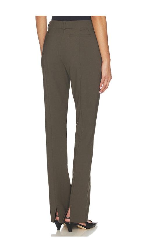 eaves ragni straight trouser in olive. - size l (also in s, m, xl)