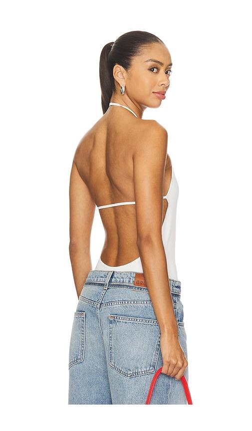 eaves rey bodysuit in white. - size l (also in m, xl)