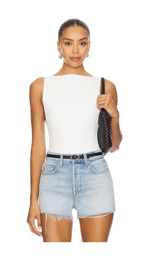 eaves rian bodysuit in white. - size l (also in xl, xs)