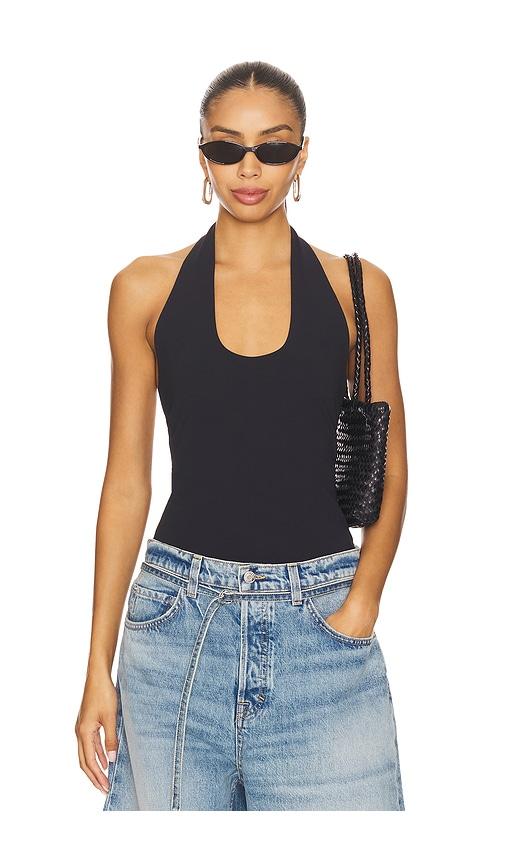 eaves simeon halter top in black. - size l (also in xl)