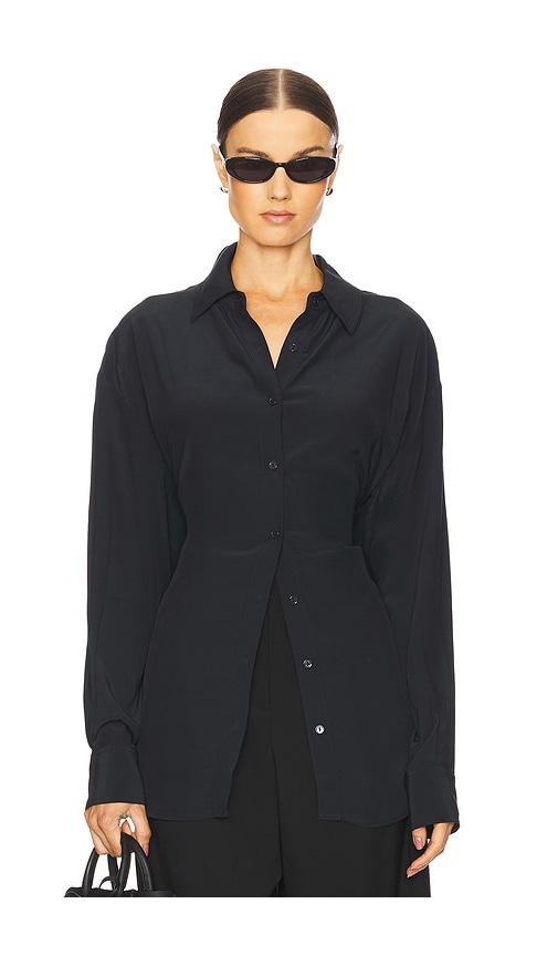 eaves sivan shirt in black. - size s (also in xxs)