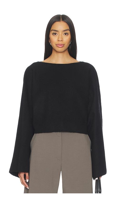 eaves whinnie knit cape in black. - size l (also in xs, s, m, xl)