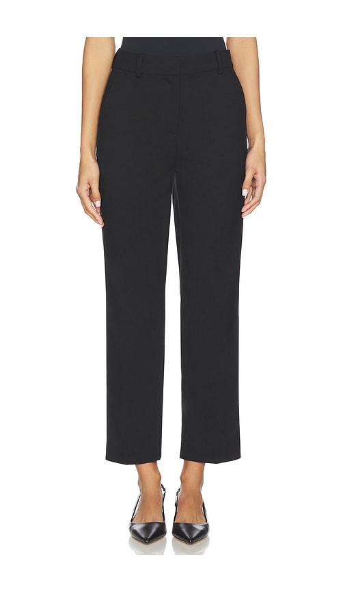 eaves x jasmine tookes jodi classic suiting cropped pant in black. - size l (also in xs, xxs, s, m, xl)