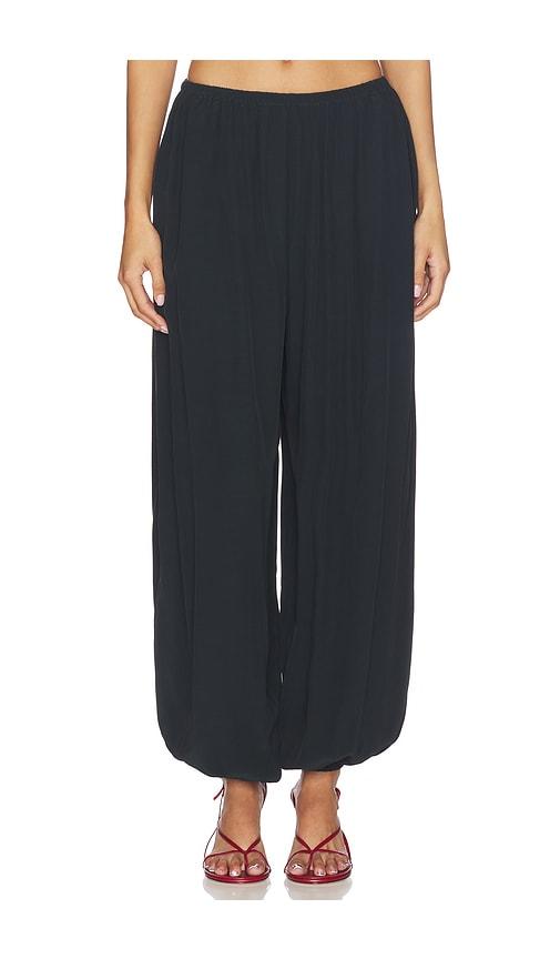 eaves x jasmine tookes kai balloon pant in black. - size l (also in xl)