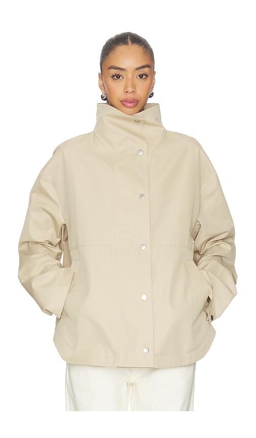 eaves x jasmine tookes remi jacket in beige. - size l (also in s, m, xl)