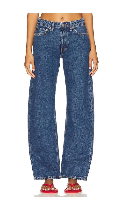 eb denim alida loose bowed jean in blue. - size 24 (also in 28, 30, 31, 32)