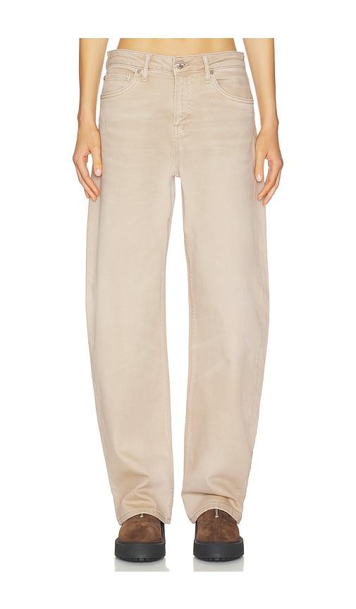 eb denim alida loose bowed jeans in beige. - size 23 (also in 24, 25, 26, 27, 28, 29, 30, 31)