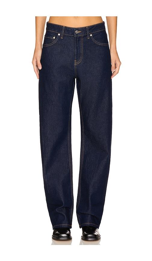 eb denim alida loose bowed jeans in denim-dark. - size 23 (also in 25, 26, 27, 28, 29, 30, 31, 32)