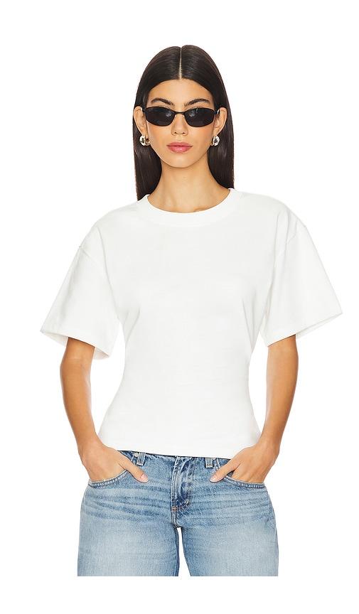 eb denim eero tee in milk in white. - size l (also in m, s, xs)