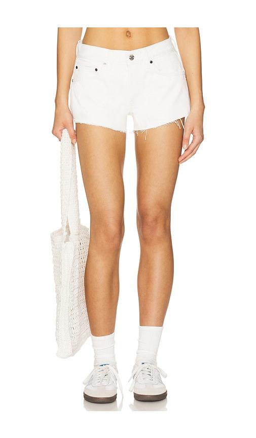 eb denim low rise cut offs in white. - size 28 (also in 29)