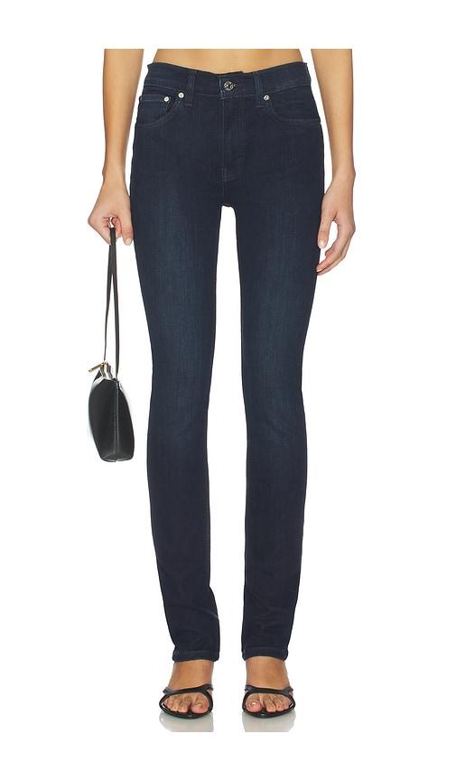eb denim moss mid rise skinny in blue. - size 23 (also in 26, 27)