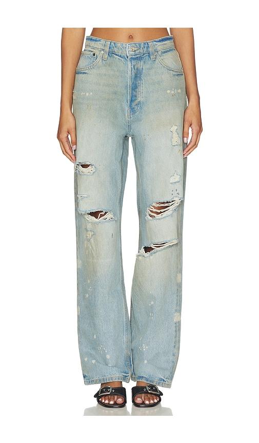 eb denim sofia high rise relaxed in blue. - size 24 (also in 25, 26)