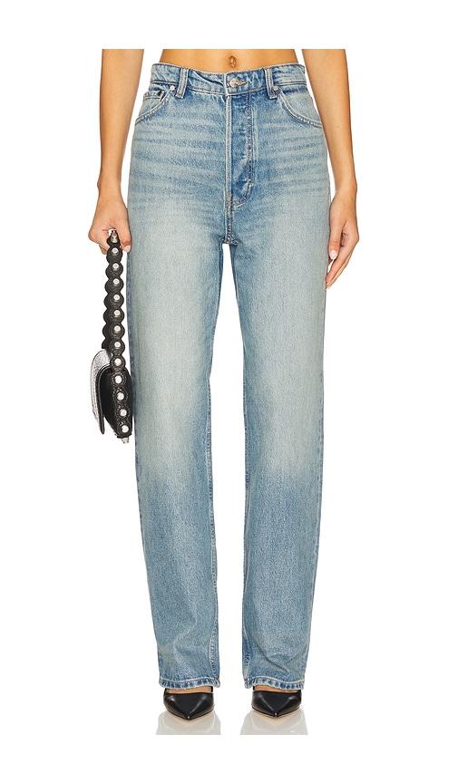 eb denim sofia high rise relaxed jean in blue. - size 24 (also in 27)