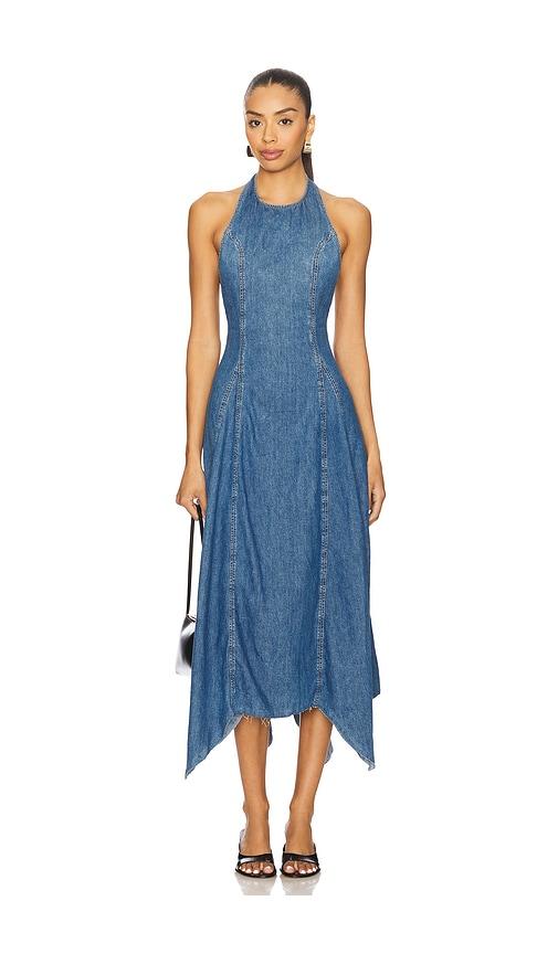 eb denim stella dress in blue. - size l (also in m)