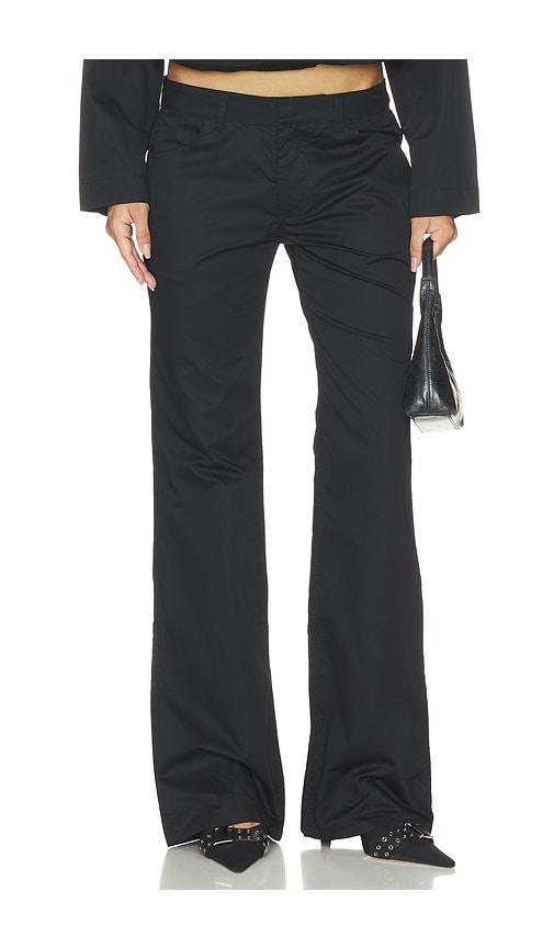 eb denim suri bootcut pant in black. - size l (also in xs, s, m)