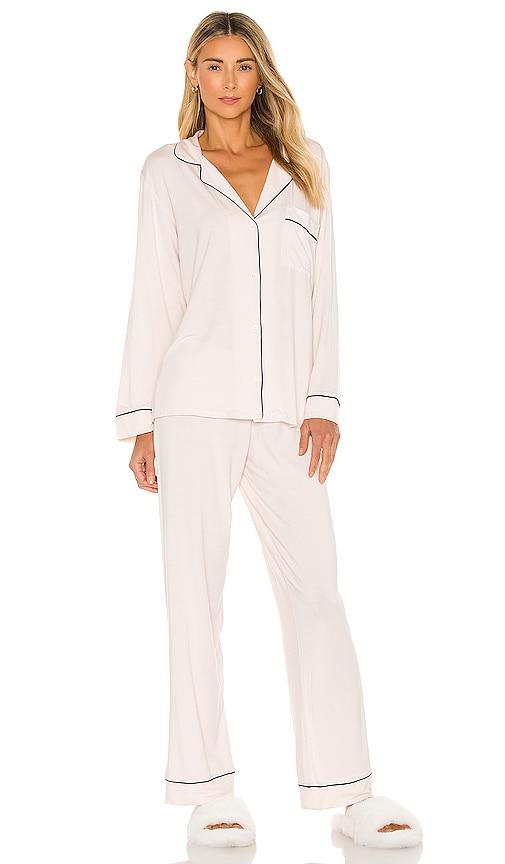 eberjey gisele pj set in blush. - size l (also in xs, s, m, xl)