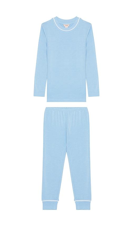 eberjey kids long pajama set in multi. - size 2 (also in 4, 6)