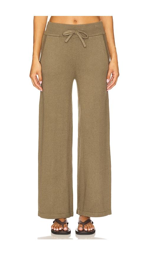 eberjey recycled sweater pant in olive. - size s (also in xl)