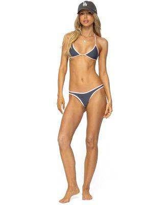 edikted womens dina contrast bikini set
