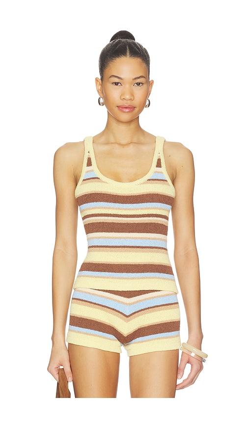 elce reine tank in yellow. - size l (also in m, s, xs)