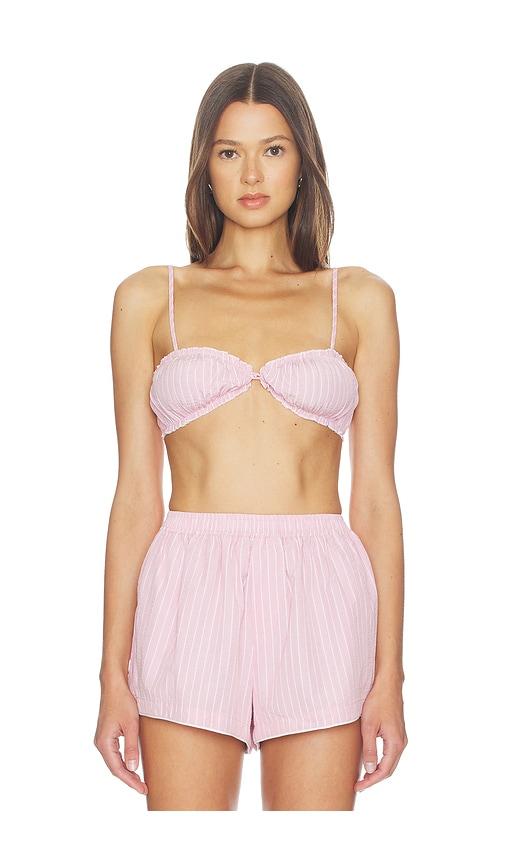 elce sabine bralette in rose. - size l (also in xs, s, m)