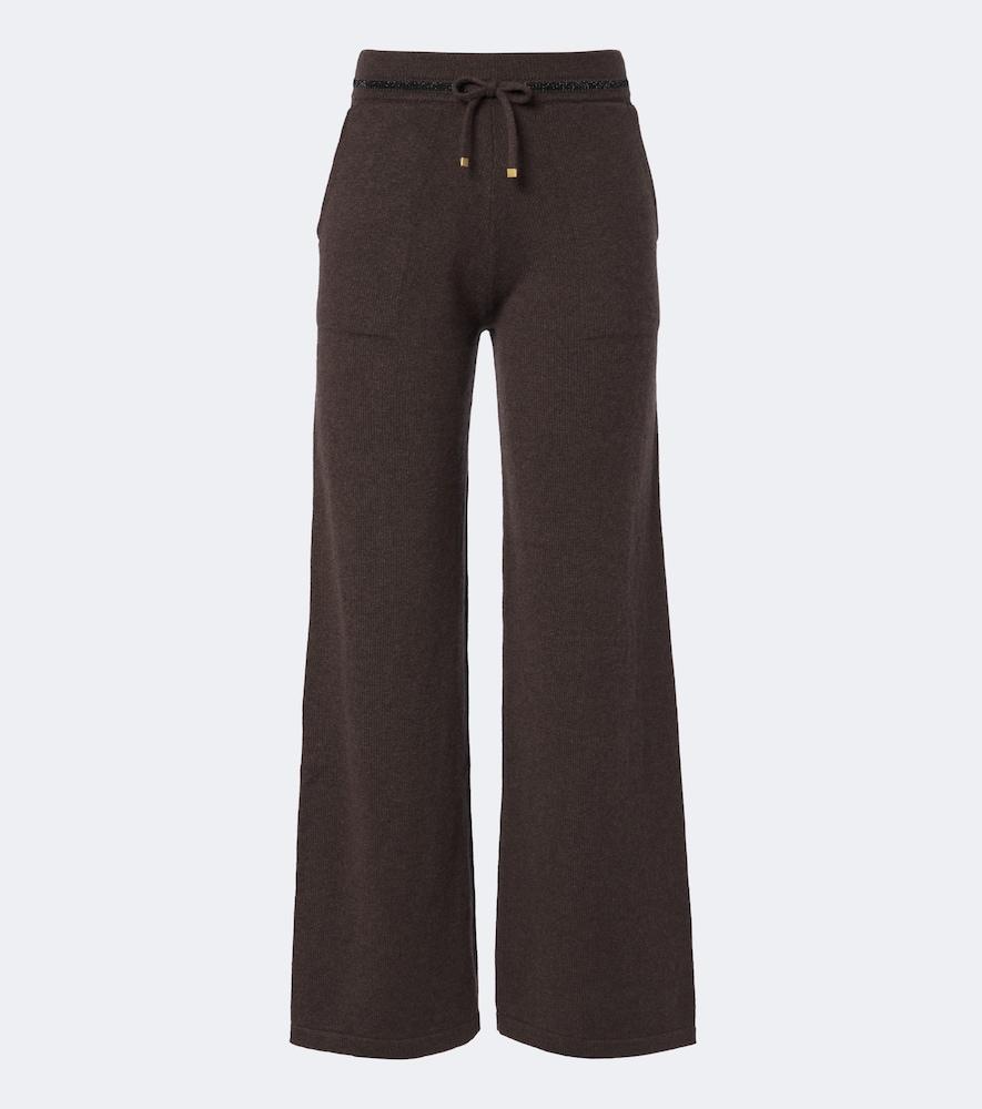 eleventy knitted cashmere wide-leg pants