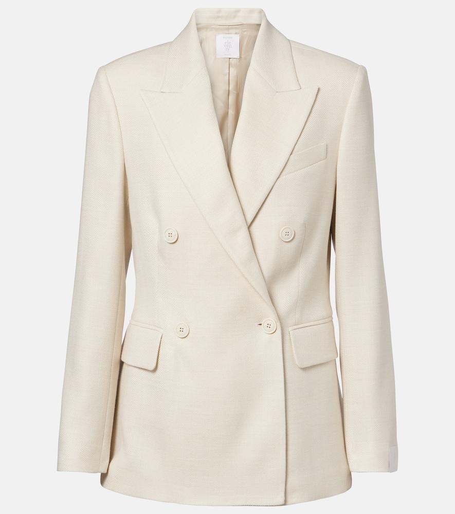 eleventy wool, silk, and linen-blend blazer