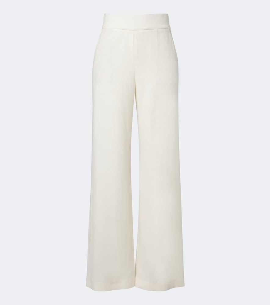 eleventy wool and cashmere wide-leg pants