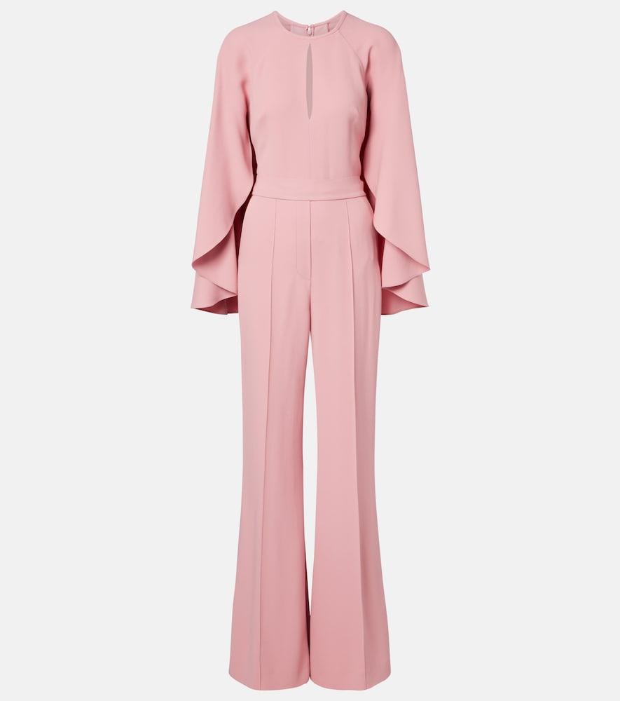 elie saab caped cady jumpsuit
