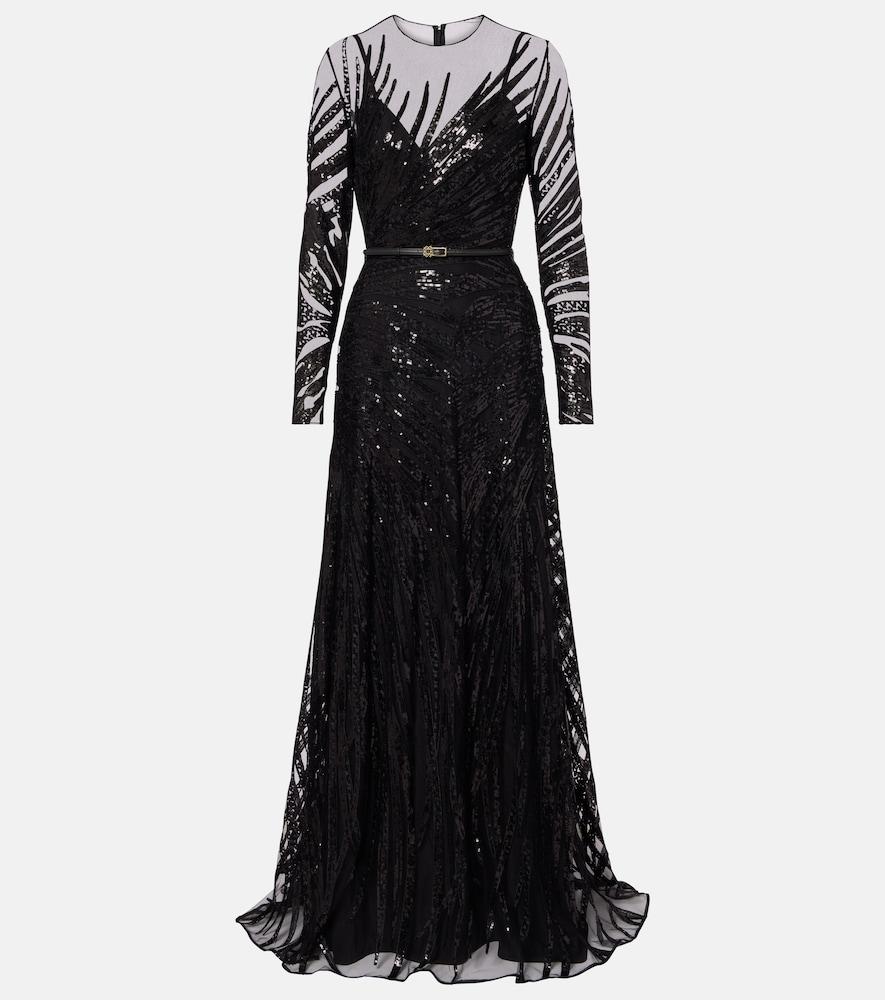 elie saab embellished gown