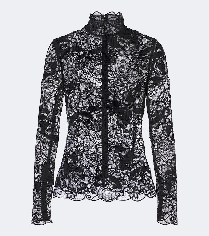 elie saab lace top