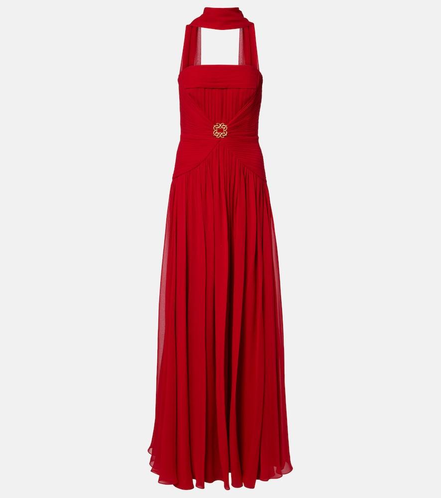 elie saab silk bustier gown