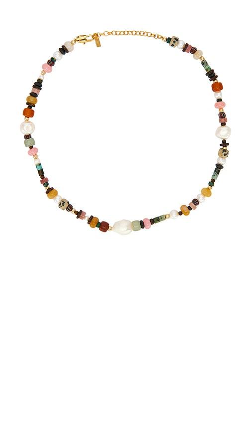 eliou bodie necklace in red,green.