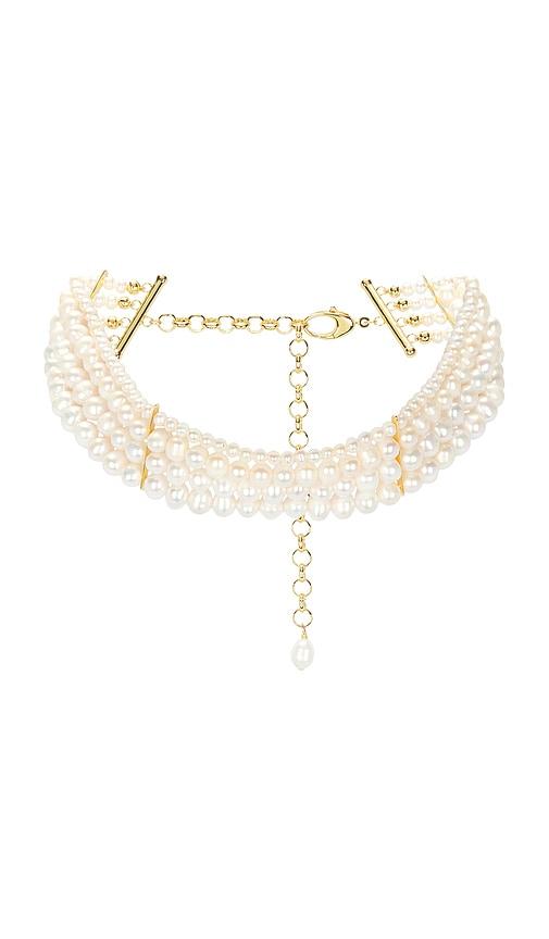 eliou camille necklace in ivory.