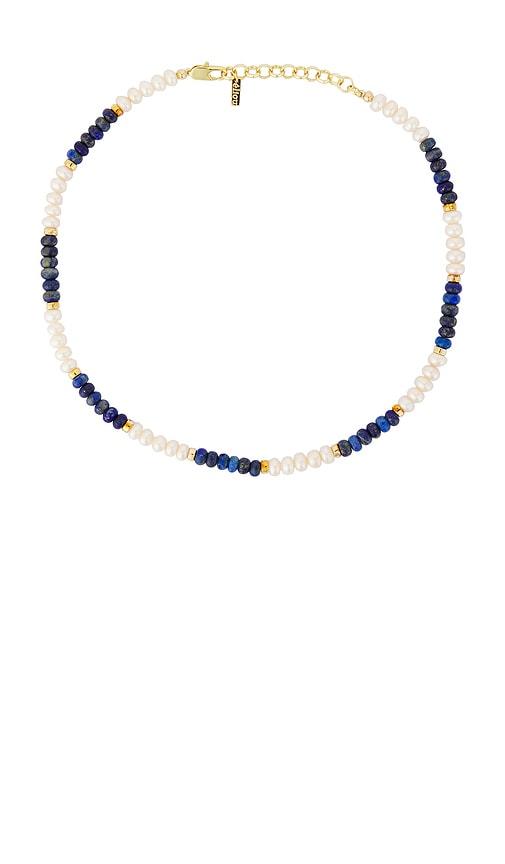 eliou carter necklace in black.