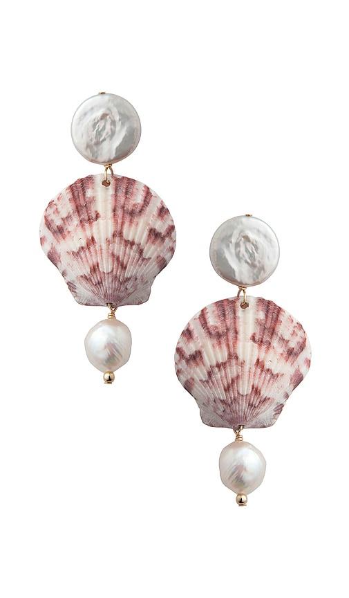 eliou ilha earrings in white.