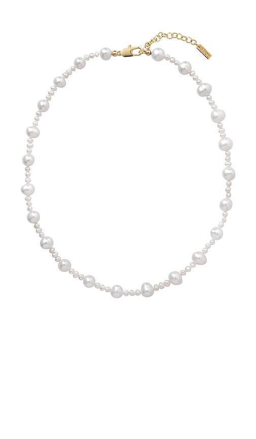 eliou irenko 16 necklace in white.