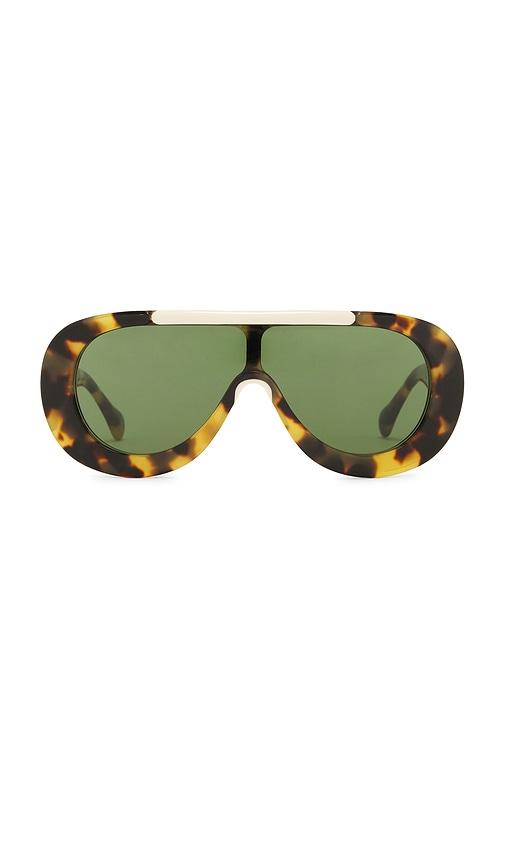 eliou navigator sunglasses in brown.