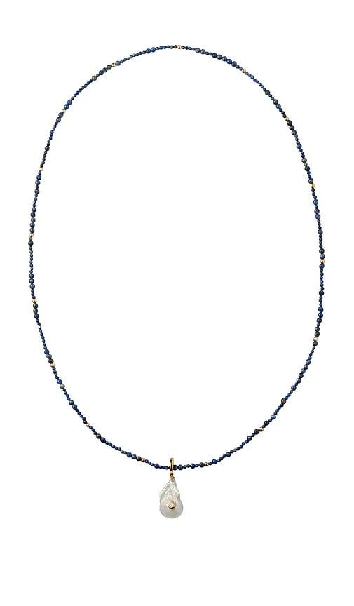 eliou noite 26 necklace in blue.