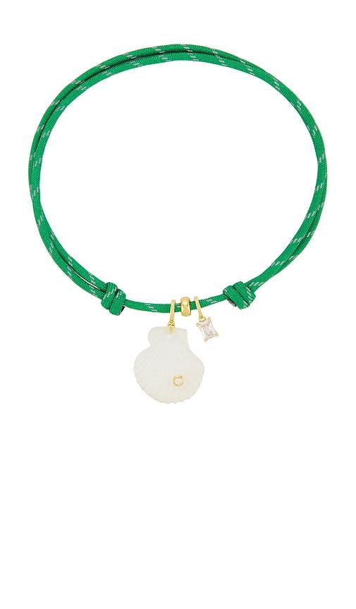 eliou salgada necklace in green.