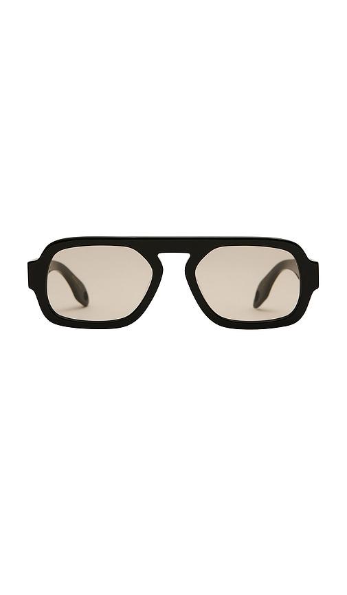 elisa johnson jane mini sunglasses in black.