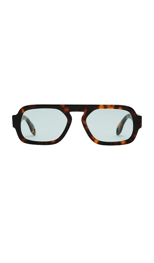 elisa johnson jane mini sunglasses in brown.